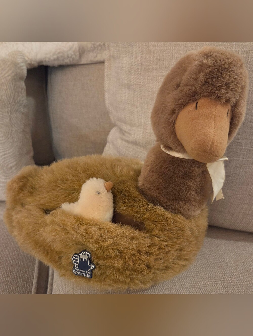 Vintage 1986 Applause Daphne With Duckling Plush #20125 NOS New With Tags
